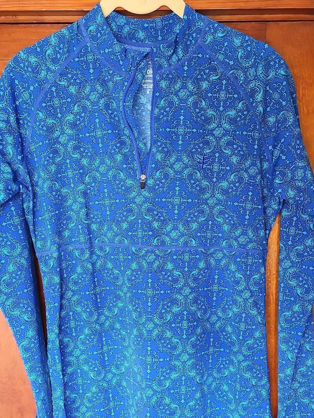 Coolibar UPF 50+/UV Swim Dress, Skirt, Tunic w/Sleeves Blue Small  NWOT - Picture 2 of 16
